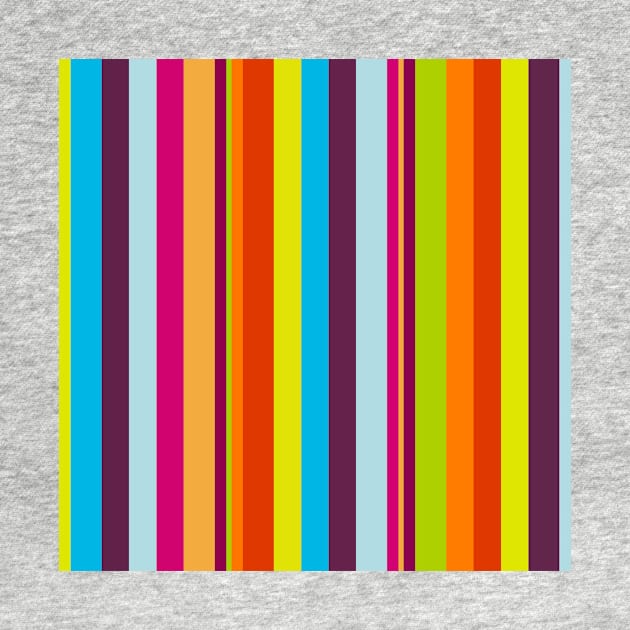 Rainbow Stripes by StripePatterns